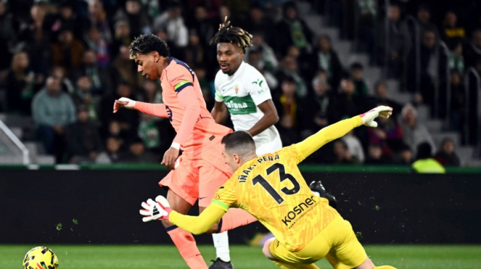 Barca triumph at Elche to extend Liga lead