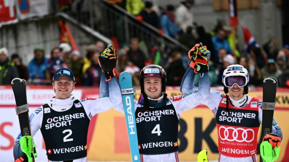 Ski: McGrath emm&egrave;ne un tripl&eacute; norv&eacute;gien dans le slalom de Wengen