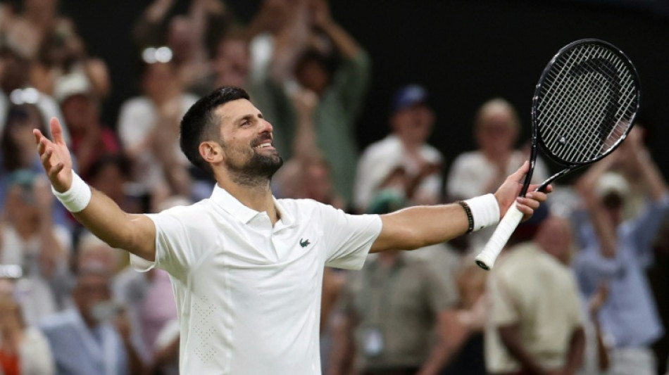  Djokovic survives Wimbledon's longest quarter-final to book Sinner blockbuster 