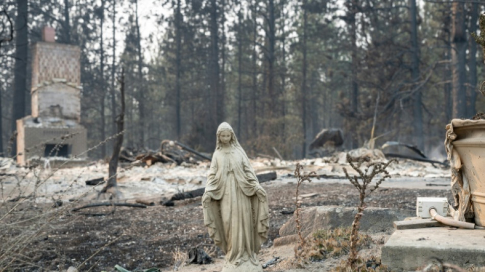  Waldbr&auml;nde vernichten hunderte H&auml;user in der Stadt Spokane im Nordwesten der USA 