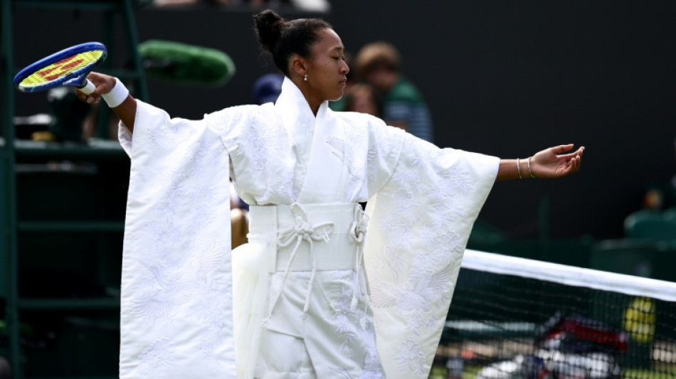  Osaka makes spectacular Wimbledon arrival in kimono-inspired dress 