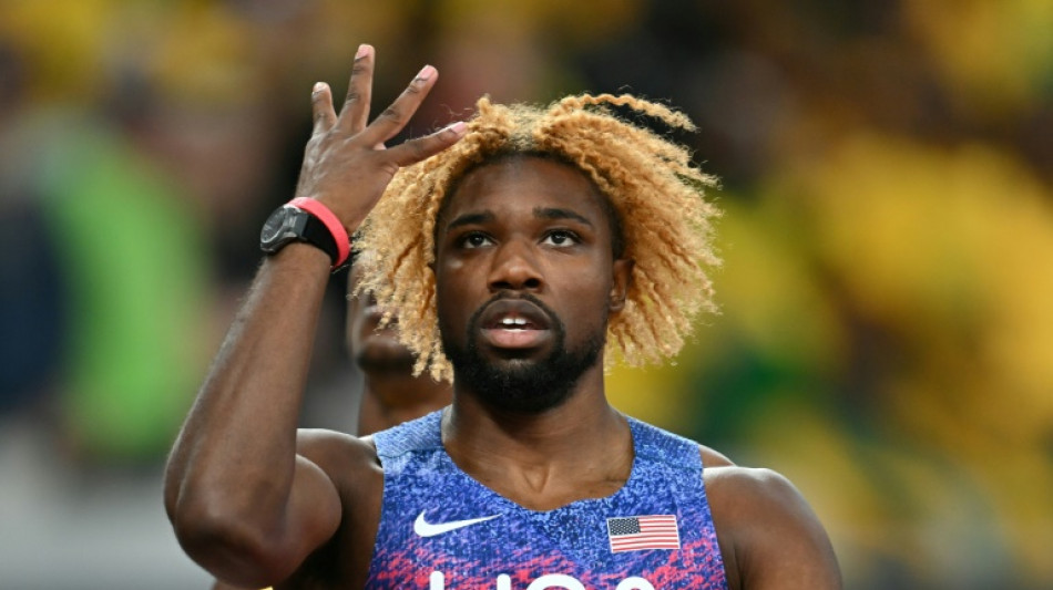 Lyles defies health issues to emulate Bolt's feat