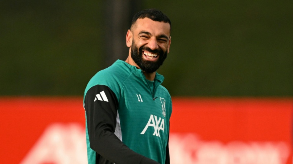  Salah returns to Liverpool training after AFCON 