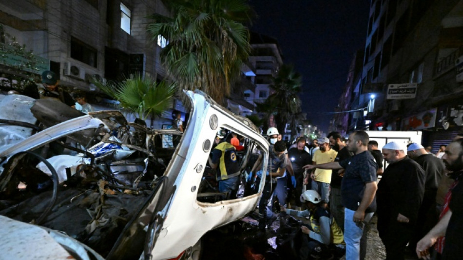  2 killed, 13 wounded in bus blast near Syrian capital: state media 
