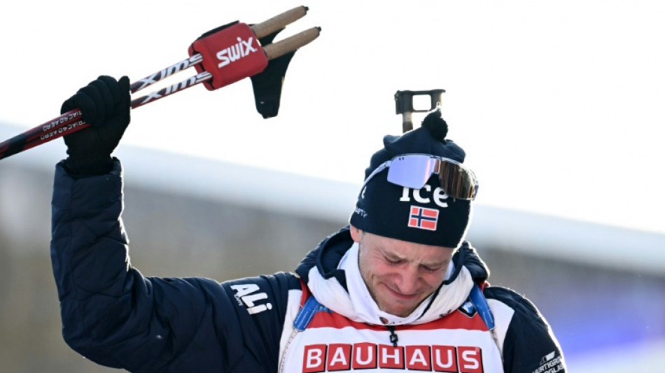 Biathlon: une victoire &agrave; Anterselva et des larmes, Tarjei Boe pr&eacute;pare ses adieux