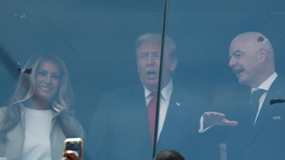  Trump basks in World Cup final spotlight 