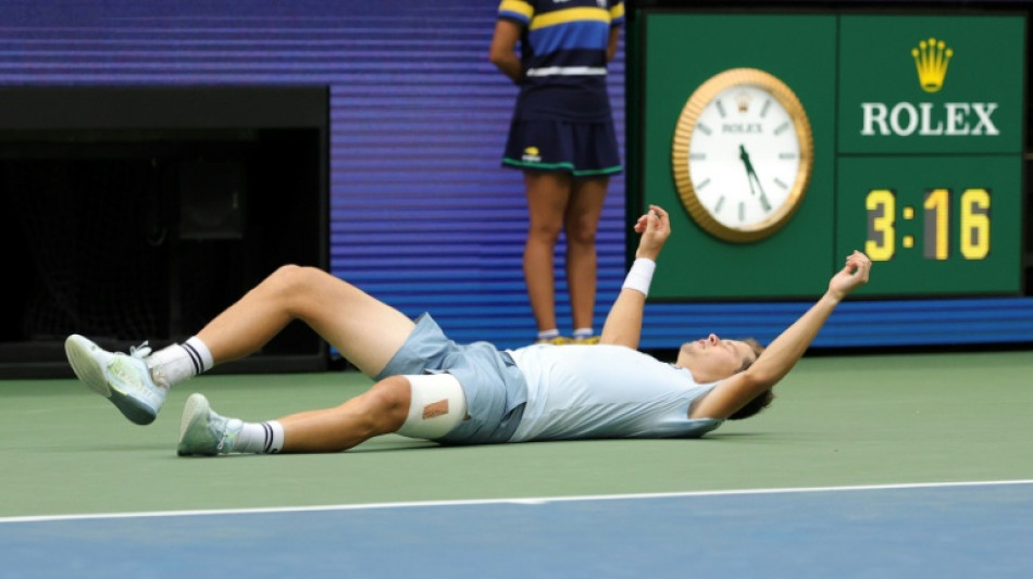  Blockx first Belgian man to reach US Open quarter-finals 