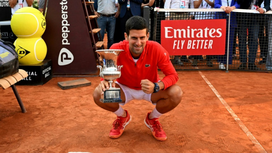Tennis: Djokovic lanc&eacute; vers Roland-Garros avec un 6e sacre romain