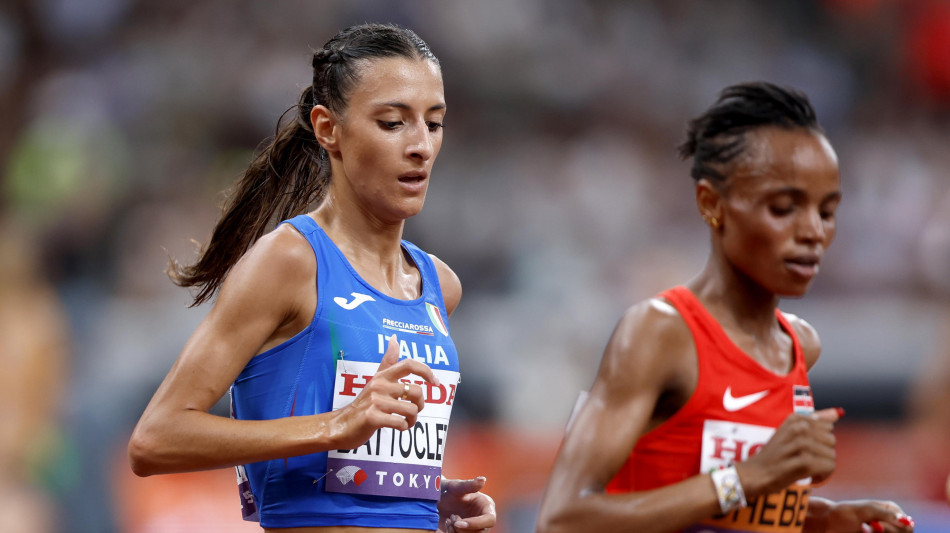  Mondiali atletica: Battocletti in finale dei 5000 metri 