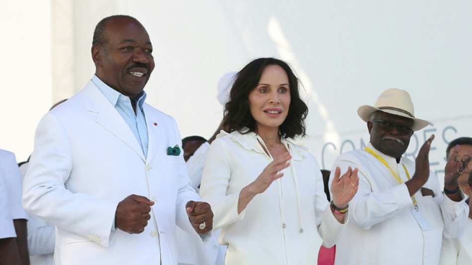 Ousted Gabon leader's wife and son sentenced to 20 years for graft
