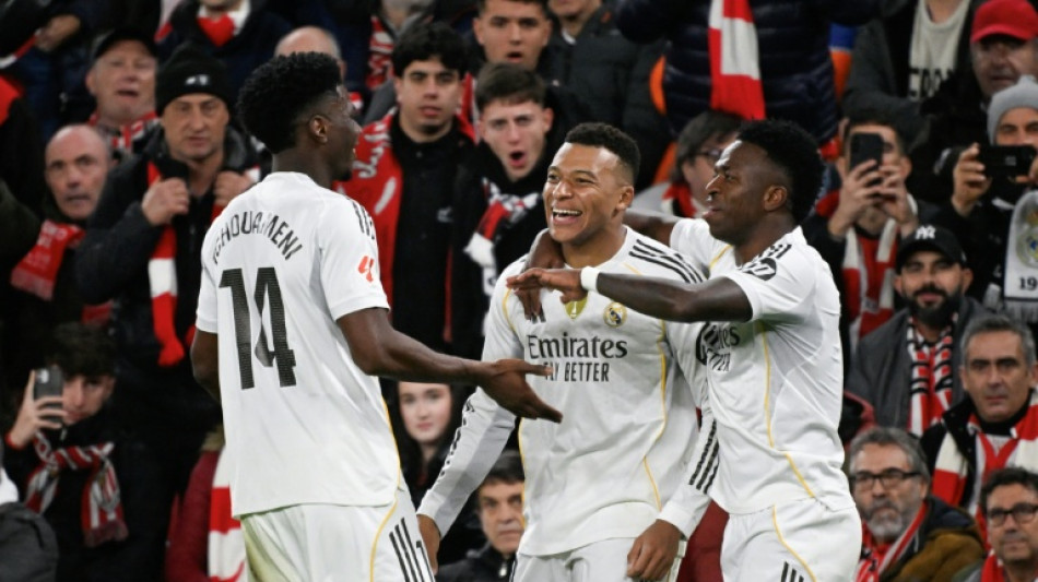 Mbappe double powers Real Madrid to win at Athletic Bilbao