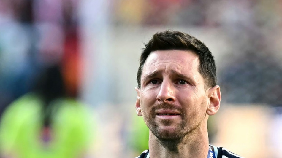  Mondial-2026: "La douleur est tr&egrave;s vive", r&eacute;agit Messi apr&egrave;s la finale perdue  