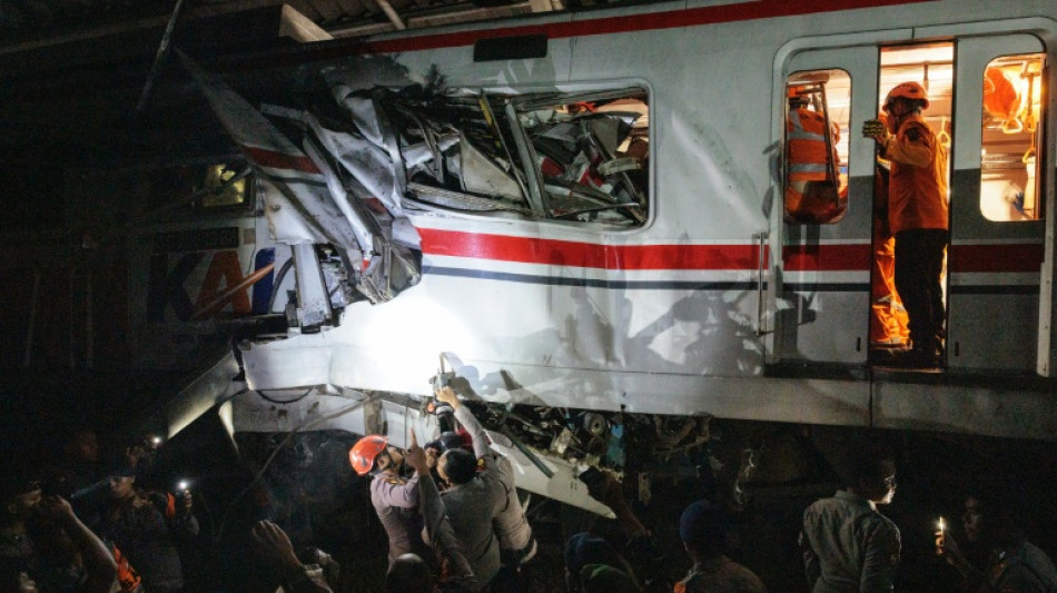  Trains collide near Jakarta, killing four, injuring dozens 