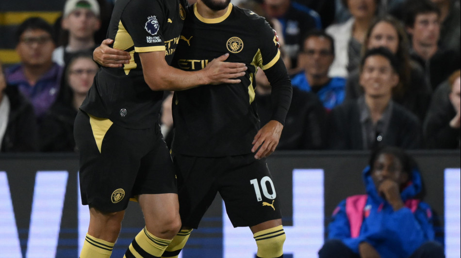  Calcio: il City ne fa quattro al Crystal Palace, doppiette di Haaland e Cherki 