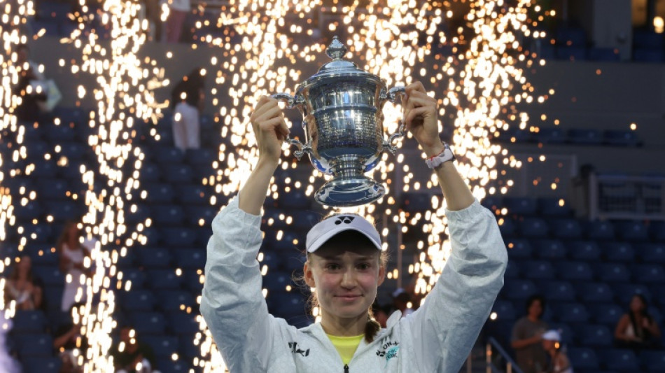  US Open champ Rybakina on top of world after injury scare 