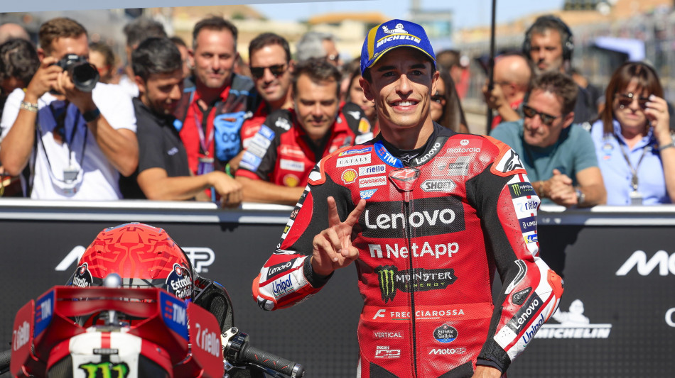  MotoGp: Aragon, Marc Marquez vince la gara sprint, terza l'Aprilia di Bezzecchi 