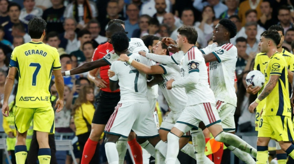  Real Madrid edge Villarreal, Vinicius sent off for hair pull 