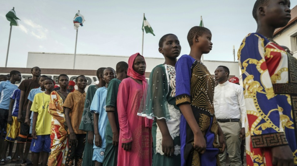 100 abducted Nigerian children handed over to state officials 