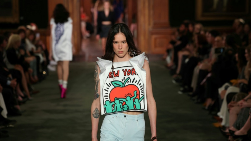  Ruffles, biker leather and celebs at Louis Vuitton's New York show  