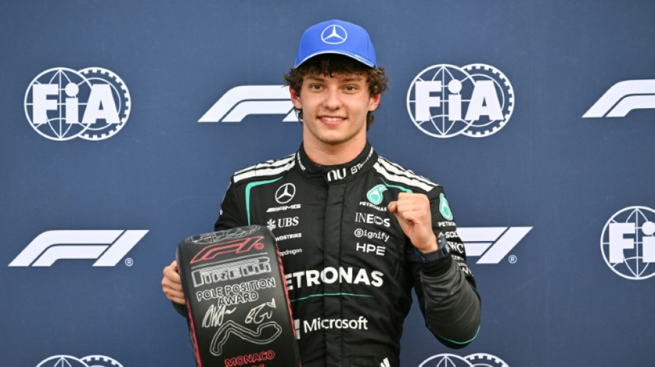  Antonelli takes pole for Monaco F1 Grand Prix 