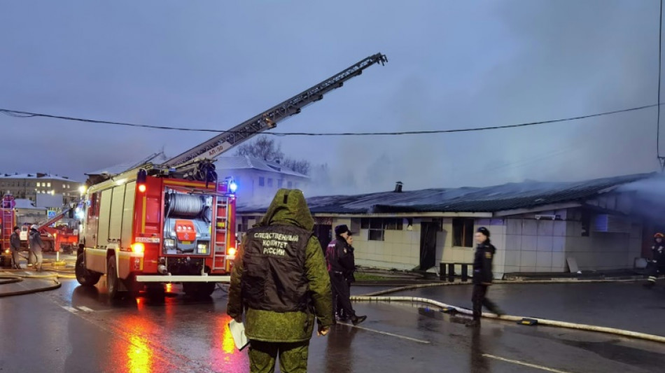 Polic&iacute;a rusa detiene a presunto autor de incendio en bar que caus&oacute; 15 muertos