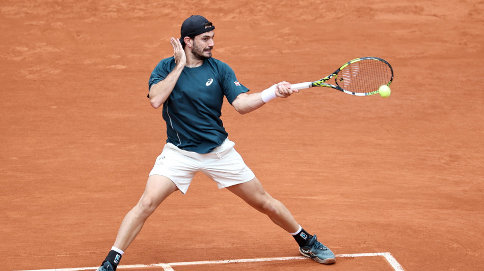 Roland Garros: Zeppieri non supera l'esame Alcaraz
