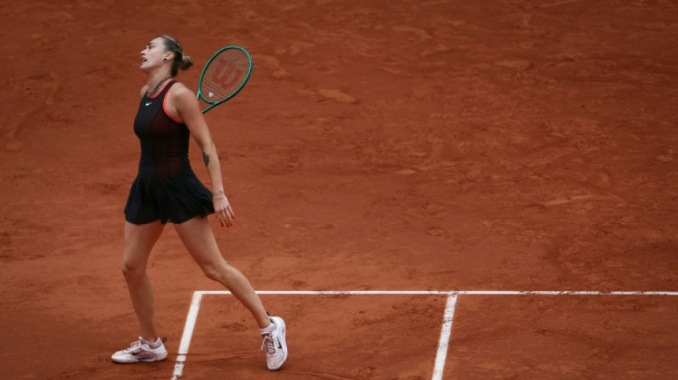 Sabalenka fell into 'dark hole' during French Open loss 