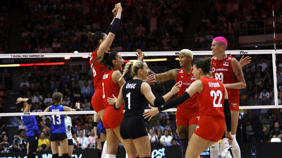  Mondiale volley: Giappone battuto, Turchia la prima finalista 
