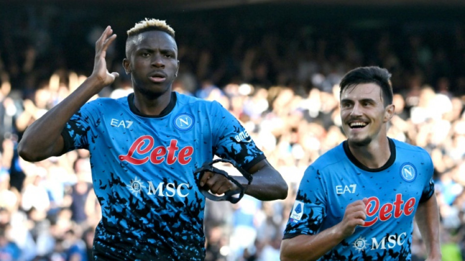 African players in Europe: Osimhen fires treble in Napoli romp
