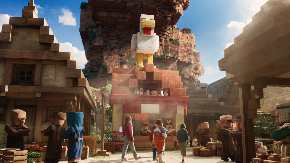 I mondi cubici di Minecraft, per videogame iconico boom in sala