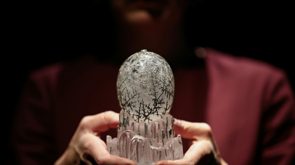 L'Oeuf d'Hiver Fabergé, estimé plus de 20 millions de livres, aux enchères à Londres