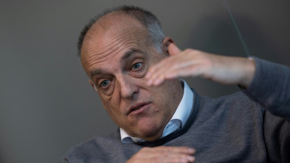 La Superliga aspira a "un f&uacute;tbol gestionado s&oacute;lo por los grandes clubes", advierte Tebas a la AFP