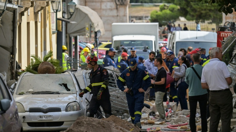  Six missing after building collapses in historic Athens district 