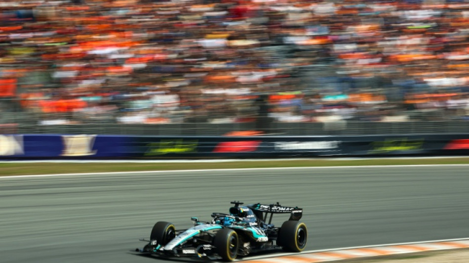  Mercedes driver George Russell wins Dutch GP sprint race 