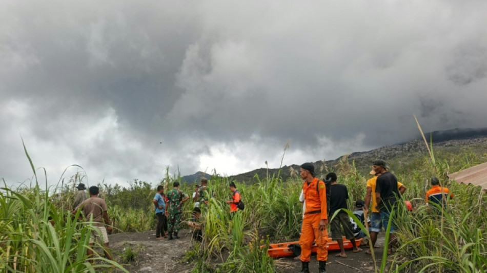  Indonesia rescuers search for hikers killed in volcanic eruption  