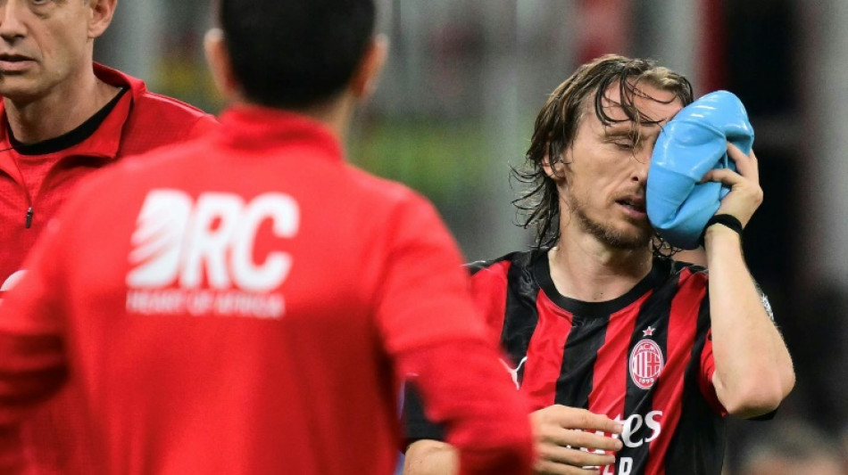  Modric suffers fractured cheekbone, will go under the knife: AC Milan 