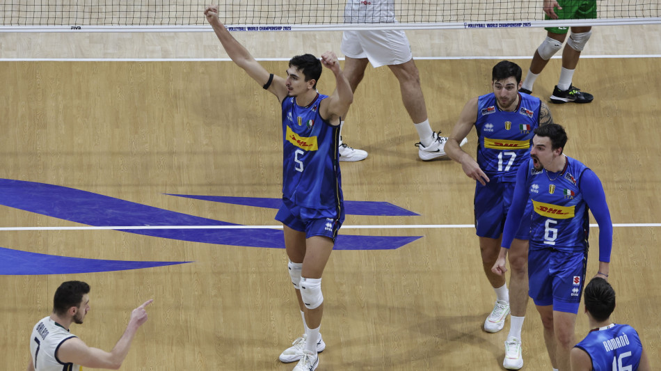 Pallavolo: 3-1 a Bulgaria, l'Italia &egrave; campione del mondo