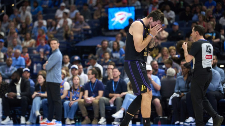 Injured Lakers star Doncic out for rest of NBA regular season