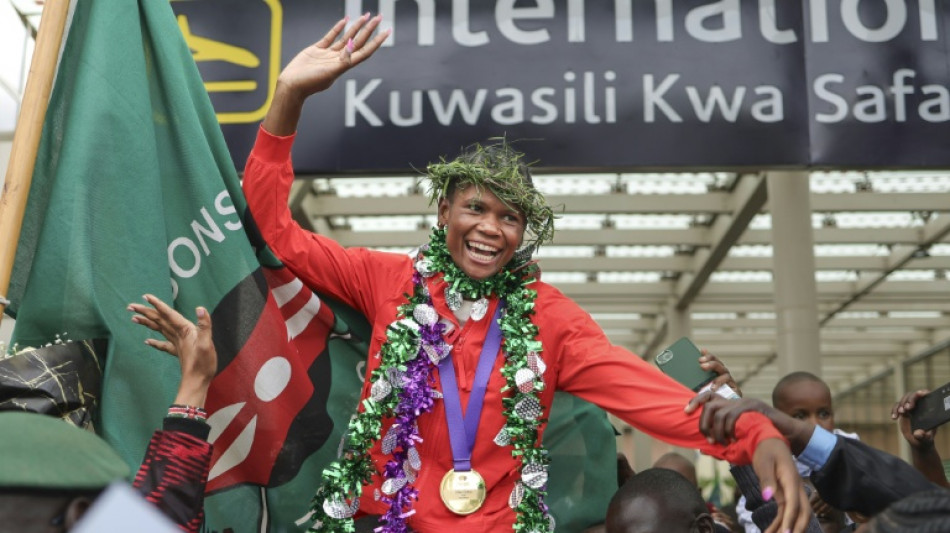 Triumphant Kenyan athletes receive raucous welcome home from Tokyo worlds