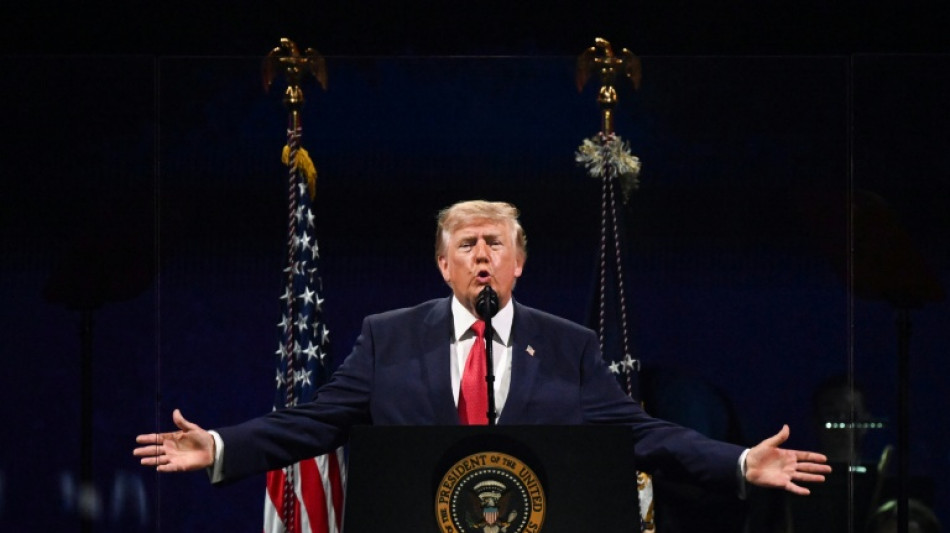  Trump hails US, blasts 'communists' in 250th anniversary speech 