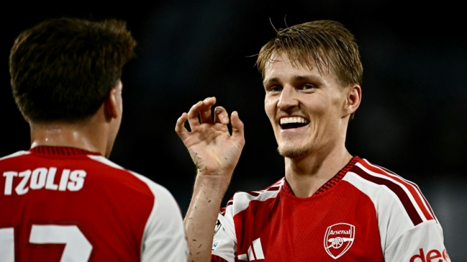  Odegaard gives Arsenal winning Champions League start at Napoli 
