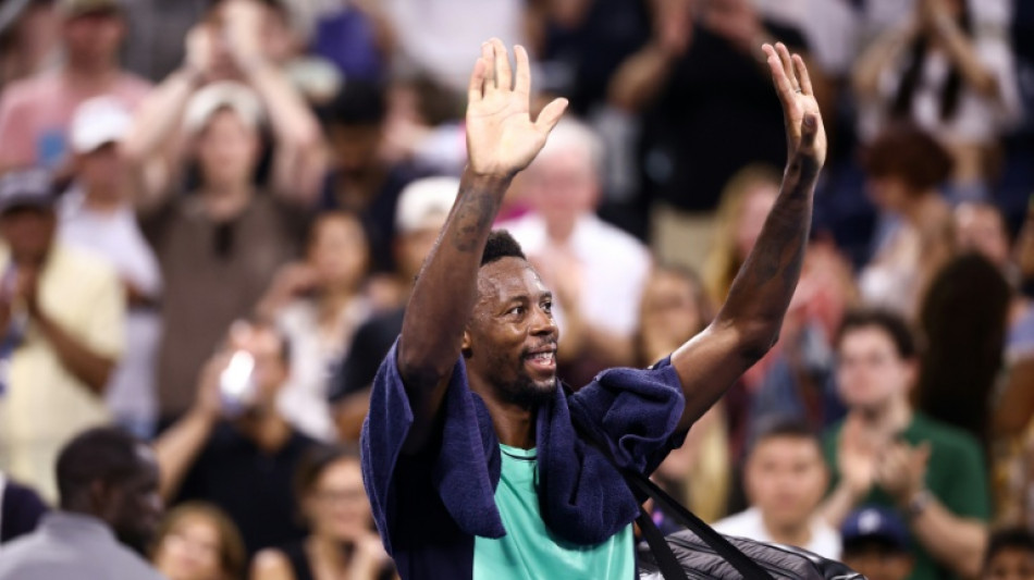  Monfils falls to Tien in US Open in Grand Slam farewell 