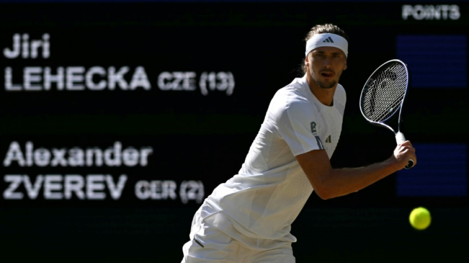  Zverev reaches first Wimbledon quarter-final 