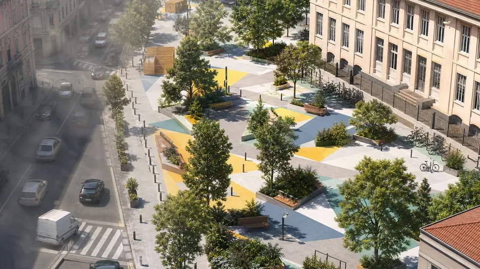  Piazza scolastica, Amat rileva riduzioni del particolato fino al 30% 