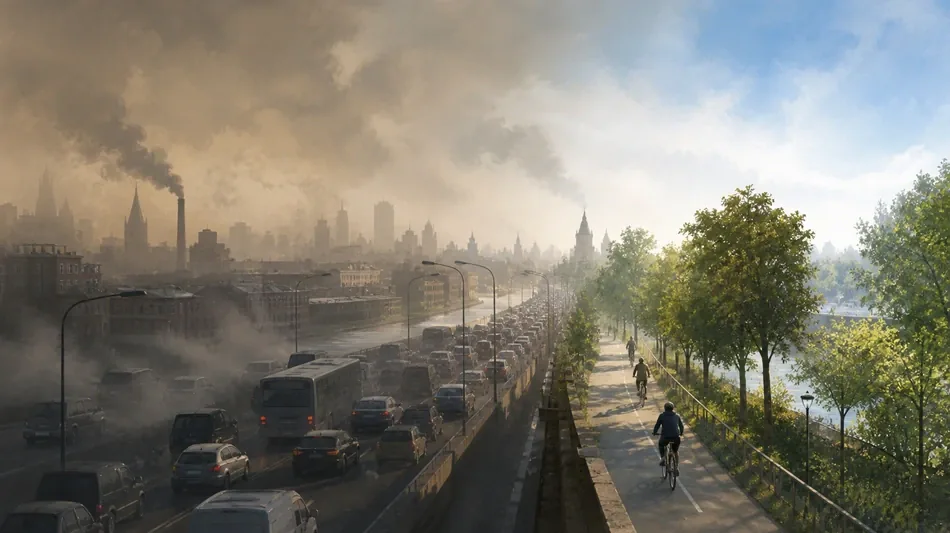  Cities show cleaner transport policies can reduce severe air pollution 