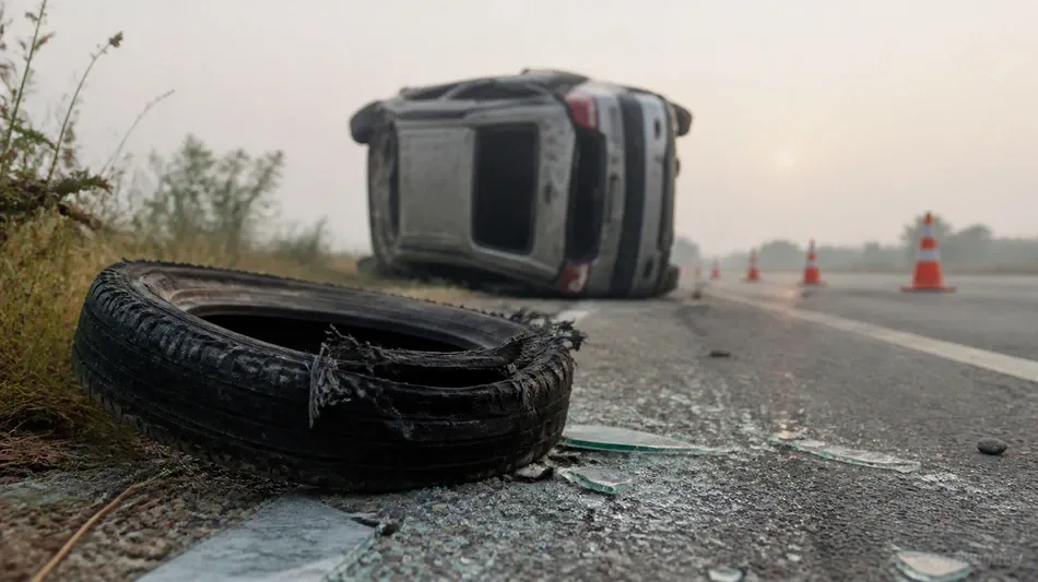 SUV Tyre Failure Kills Three Chennai College Students 