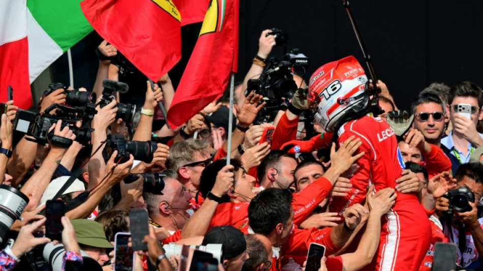  'Tough' Leclerc delivers Ferrari's 250th win&nbsp;with victory in British GP 