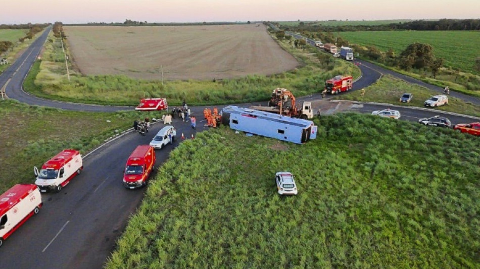Diez muertos, entre ellos dos ni&ntilde;os, en un accidente de bus en Brasil 