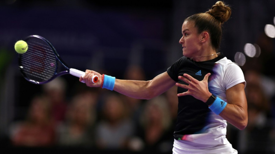 Sakkari into last four at WTA Finals as Jabeur on track