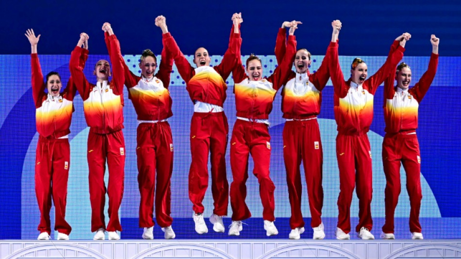 China conquista el oro por equipos en nataci&oacute;n art&iacute;stica, Espa&ntilde;a se lleva el bronce